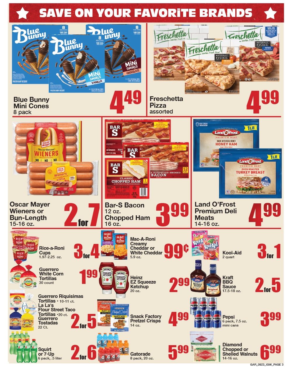 Garrett's IGA Weekly Ad September 23 - 29, 2026