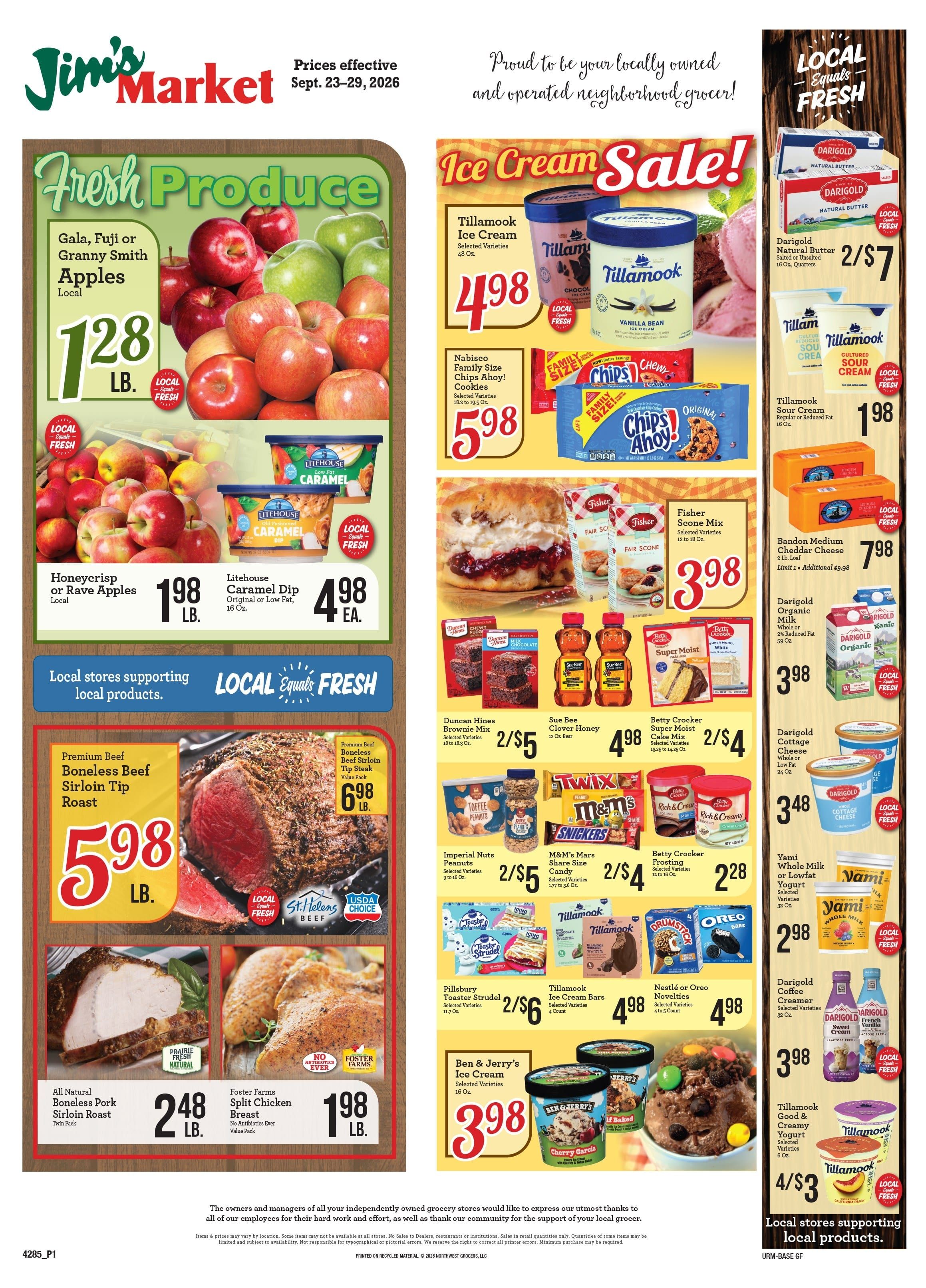 Jim's Market Weekly Ad September 23 - 29, 2026
