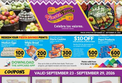 Fiesta Foods SuperMarkets Weekly Ad September 23 - 29, 2026