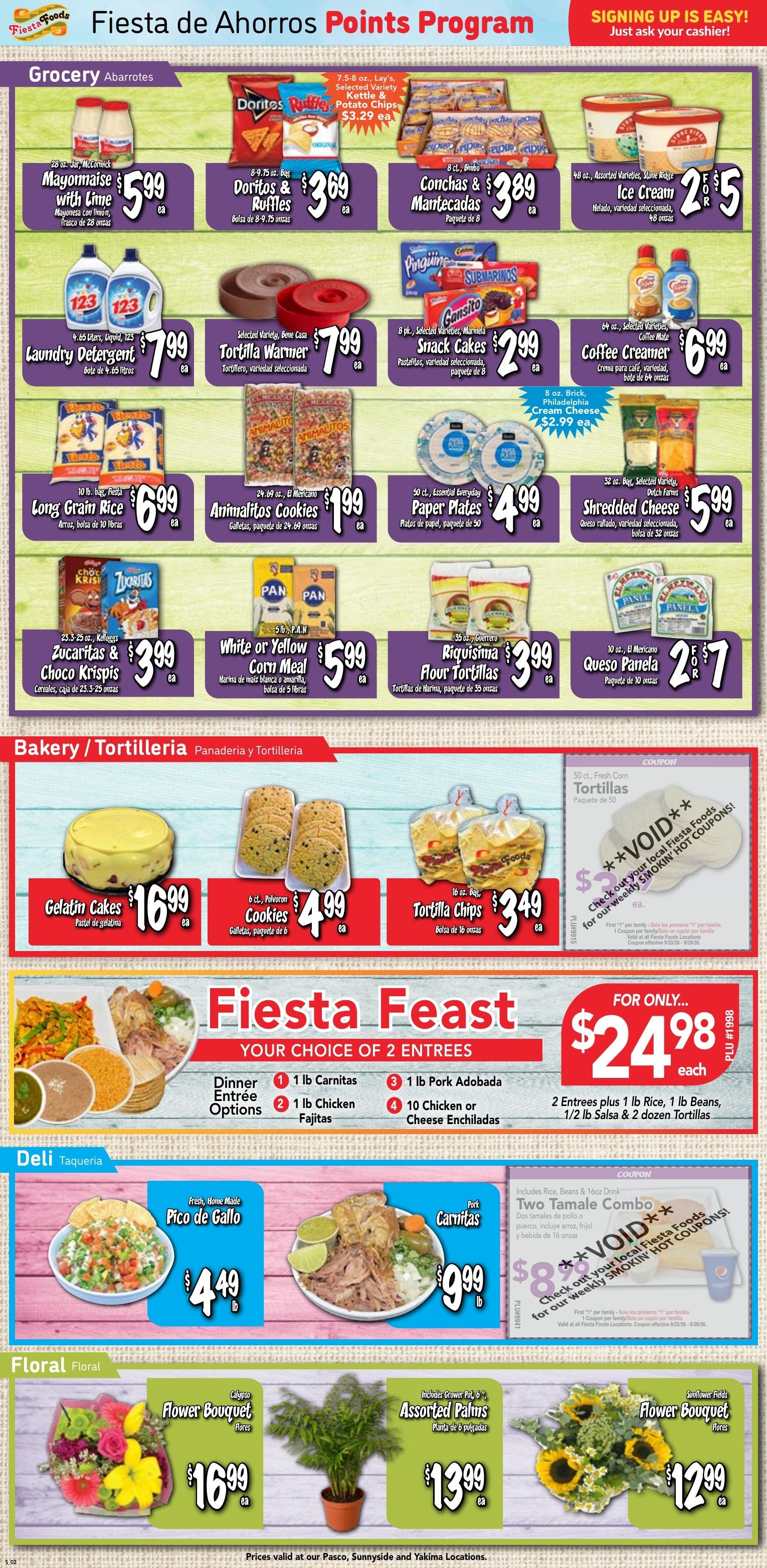 Fiesta Foods SuperMarkets Weekly Ad September 23 - 29, 2026