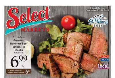 Okie's Select Market Weekly Ad September 23 - 29, 2026