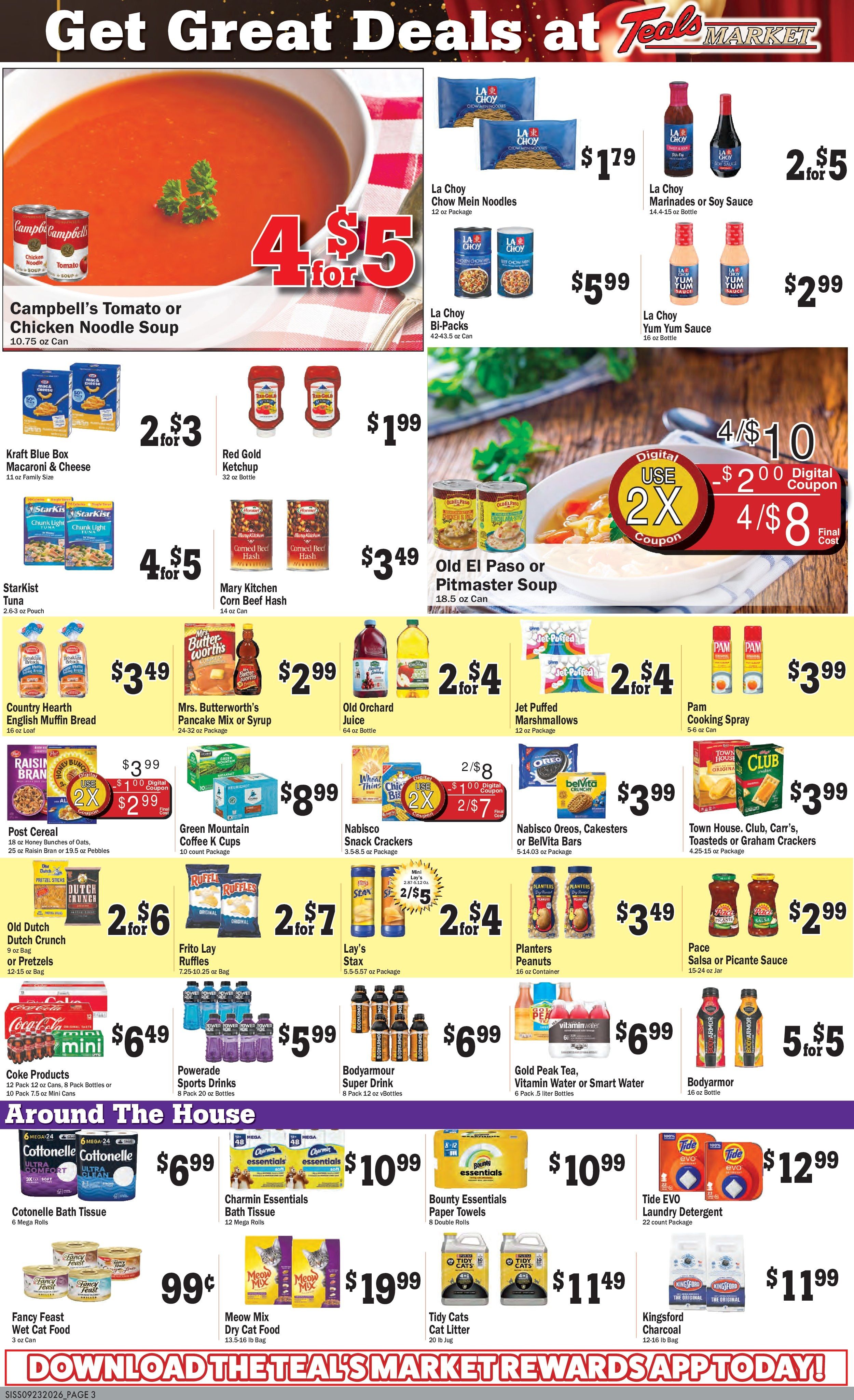 Teal's Market (Sisseton, SD) Weekly Ad September 23 - 29, 2026