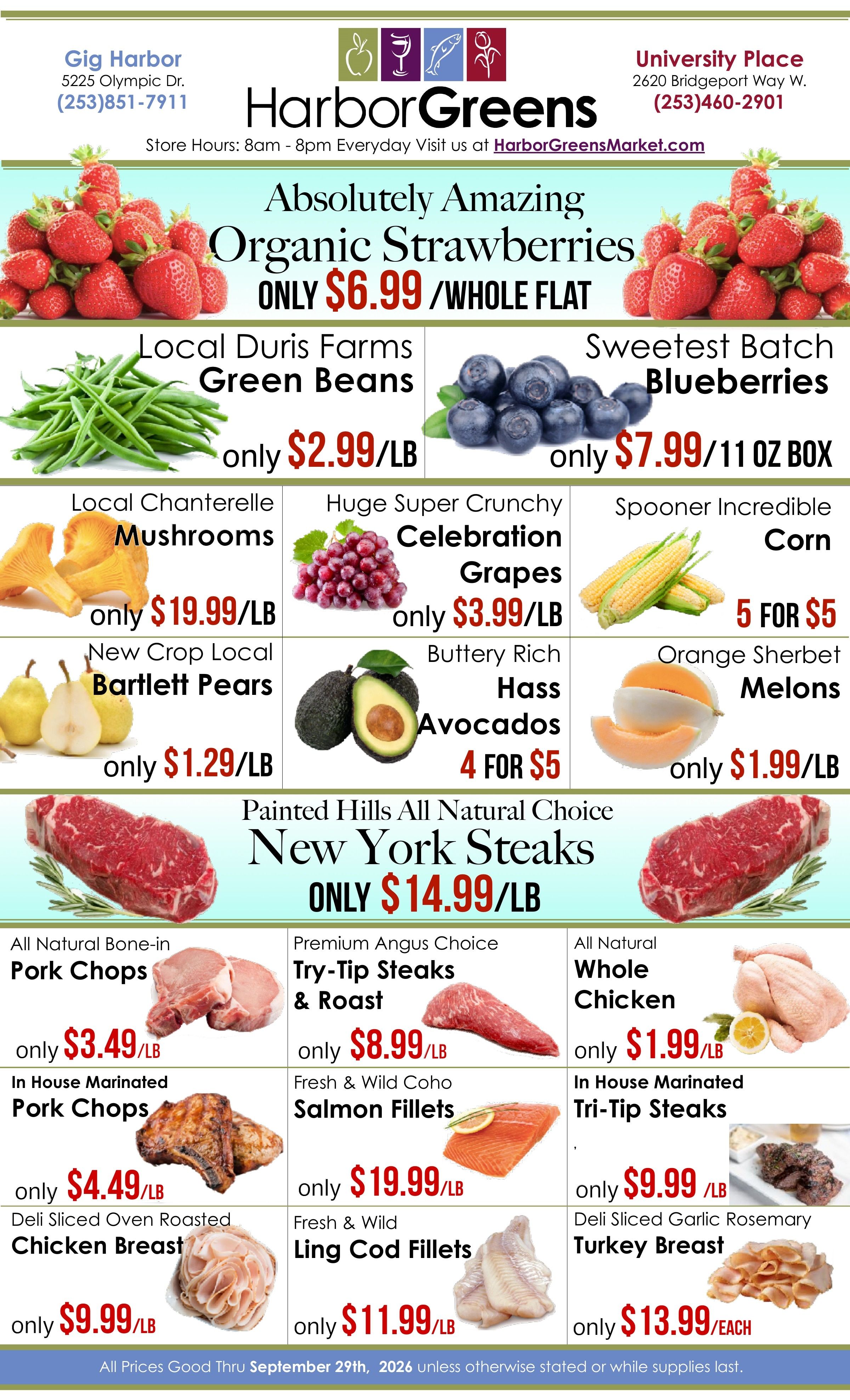 Harbor Greens Market Weekly Ad September 23 - 29, 2026
