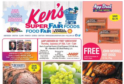 Ken's Super Fair Foods Weekly Ad September 20 - 26, 2026