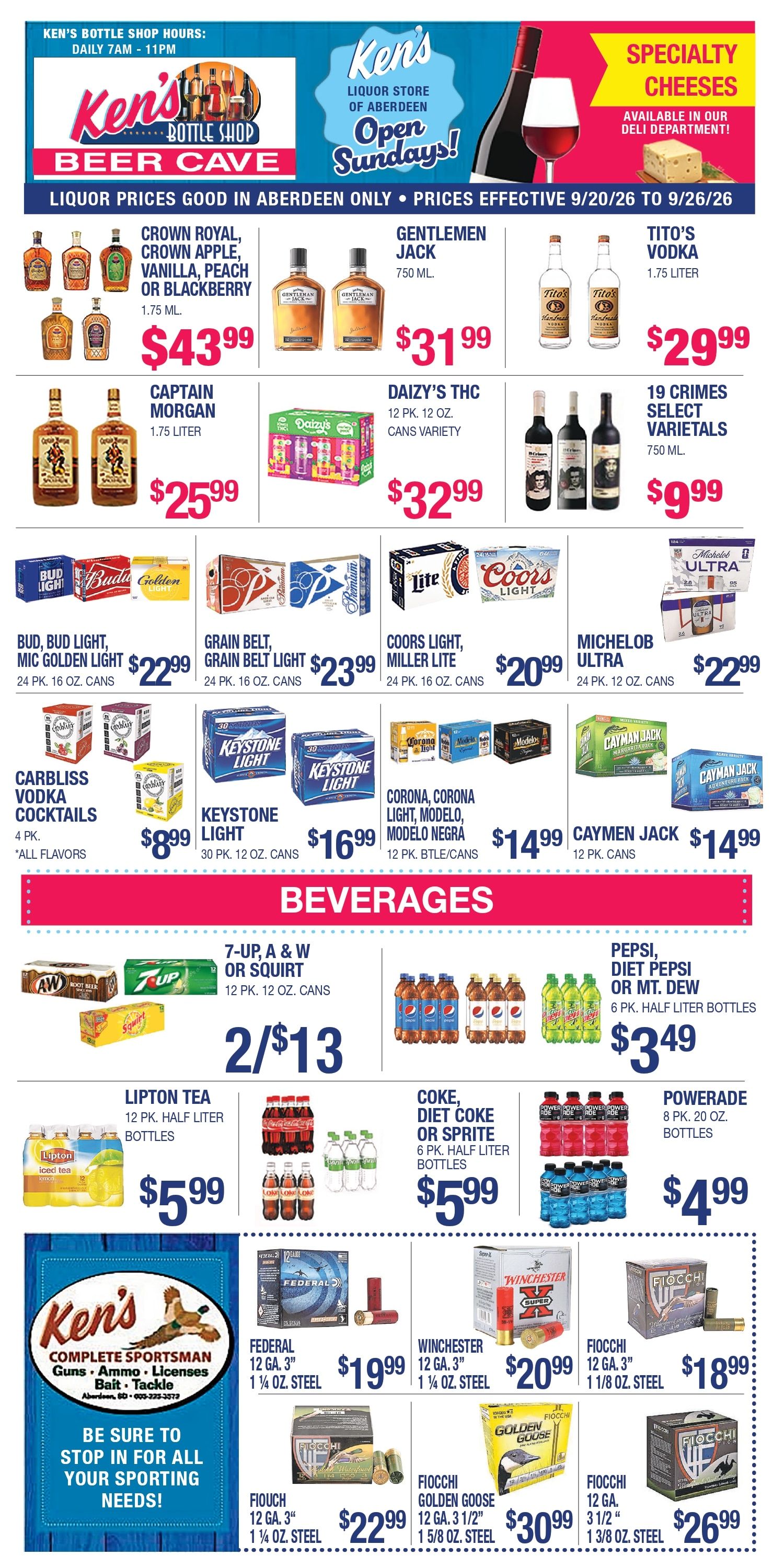 Ken's Super Fair Foods Weekly Ad September 20 - 26, 2026