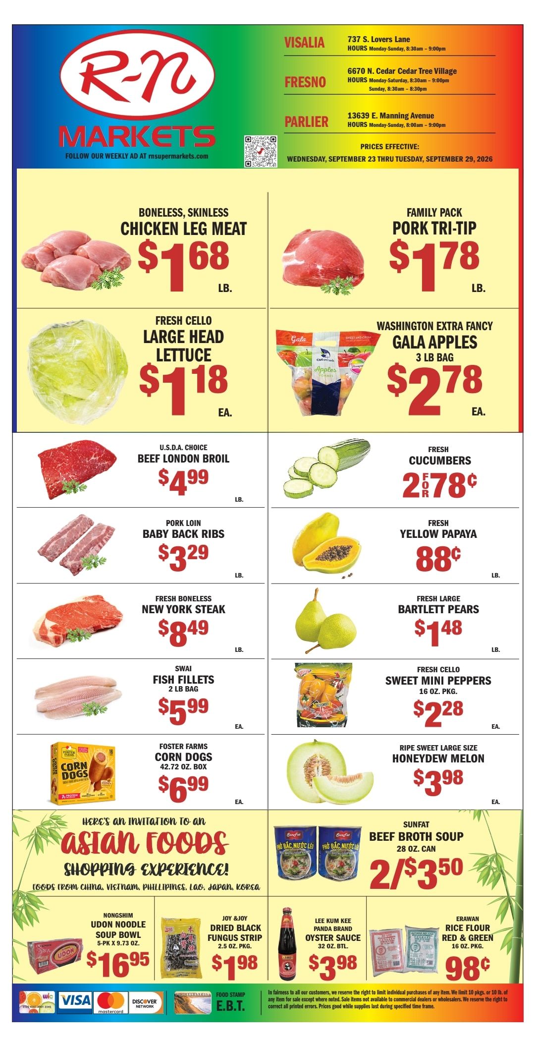 R-N Market Weekly Ad September 23 - 29, 2026