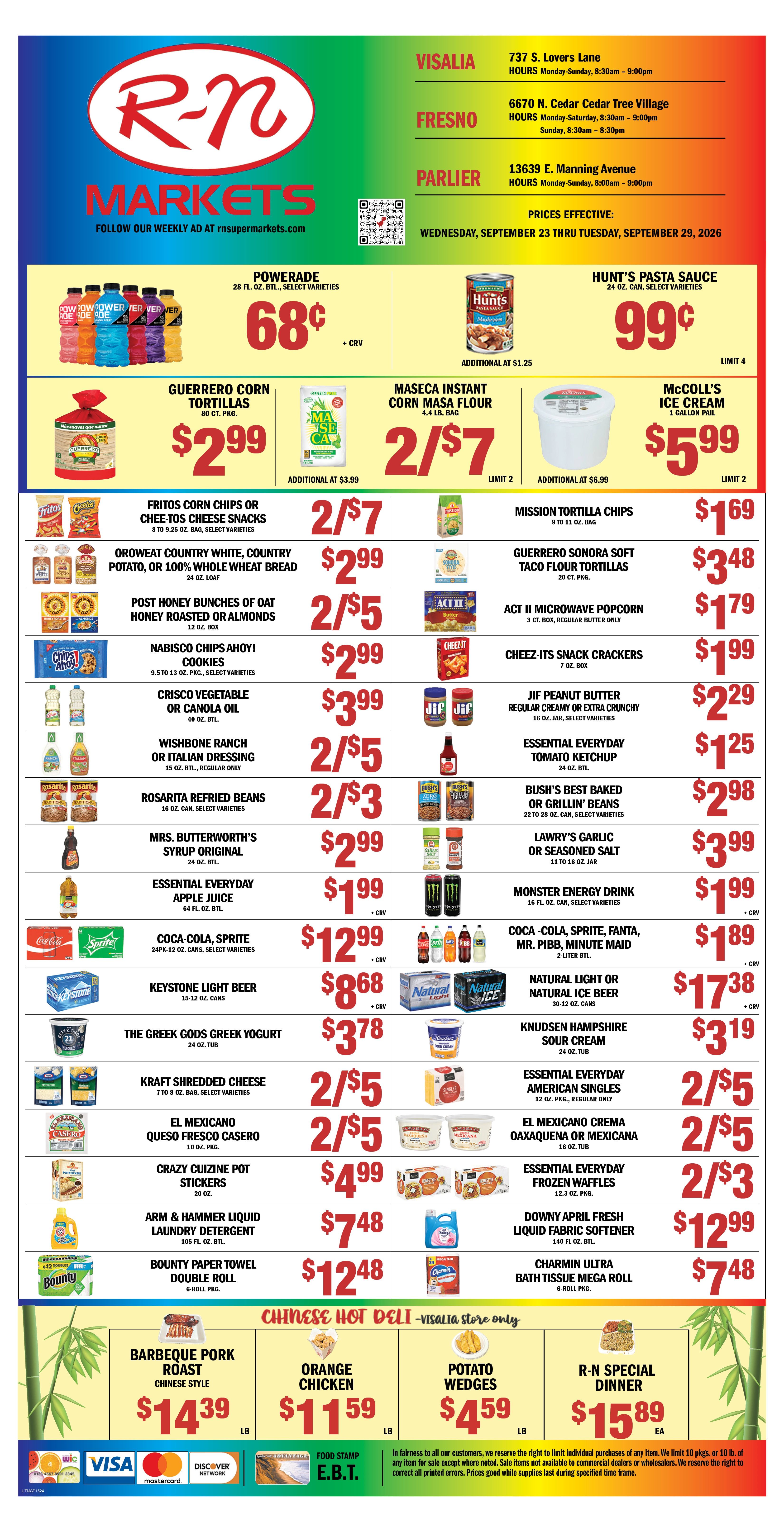 R-N Market Weekly Ad September 23 - 29, 2026