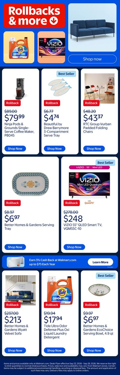 Walmart Weekly Ad September 23 - 29, 2026