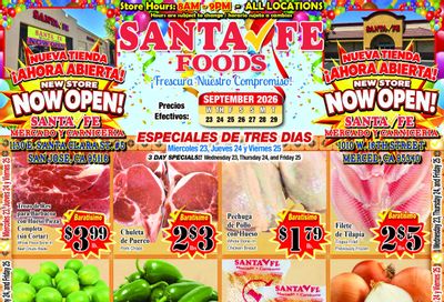 Santa Fe Foods Weekly Ad September 23 - 29, 2026