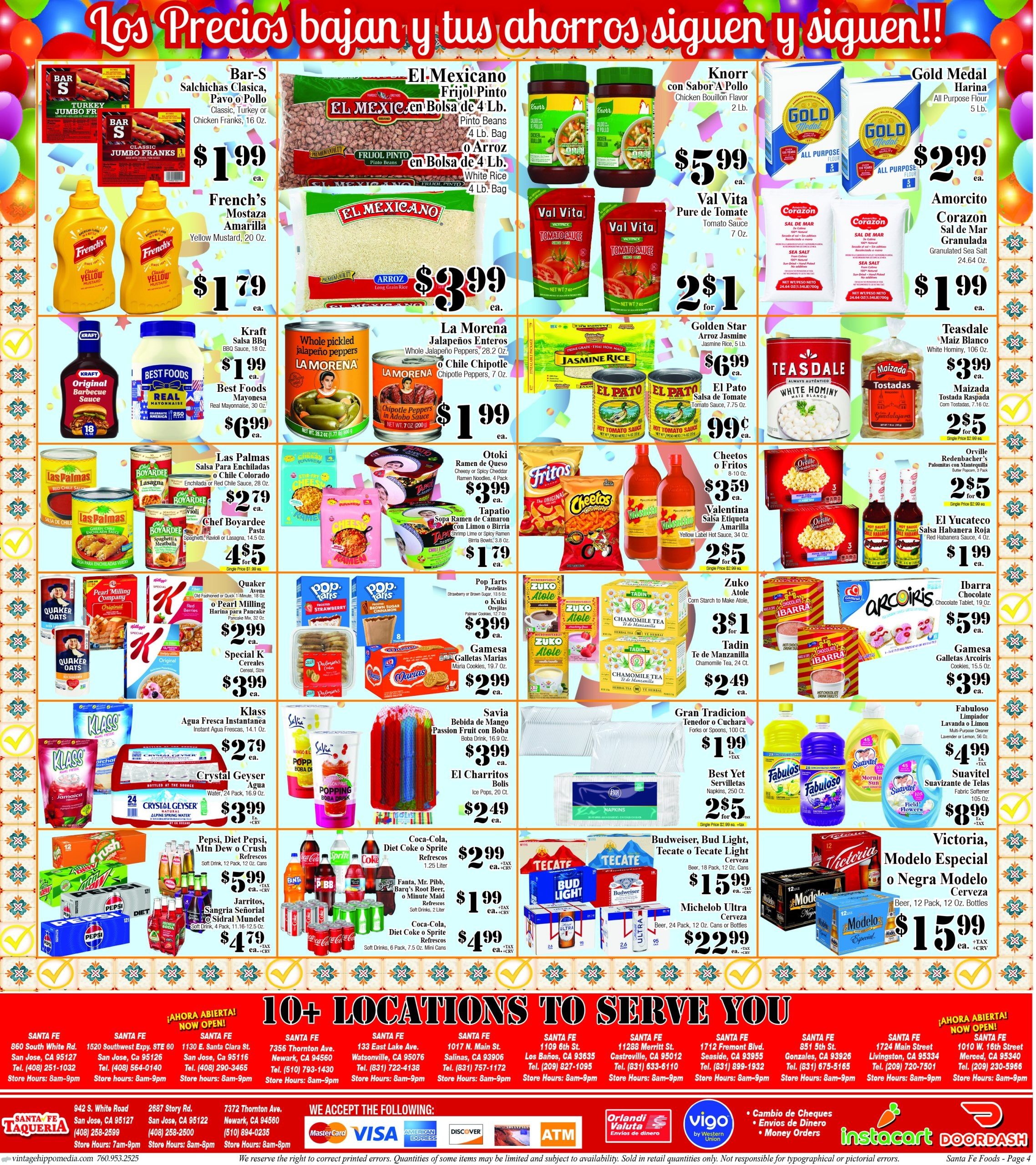 Santa Fe Foods Weekly Ad September 23 - 29, 2026