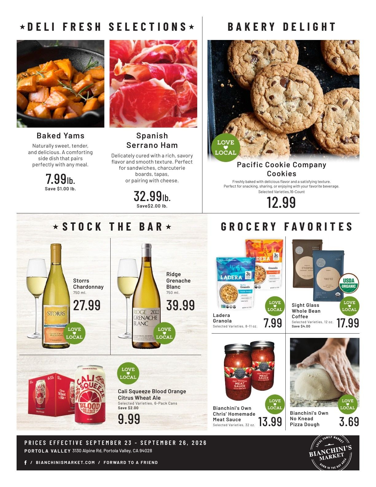 Bianchini's Market Weekly Ad September 23 - 29, 2026