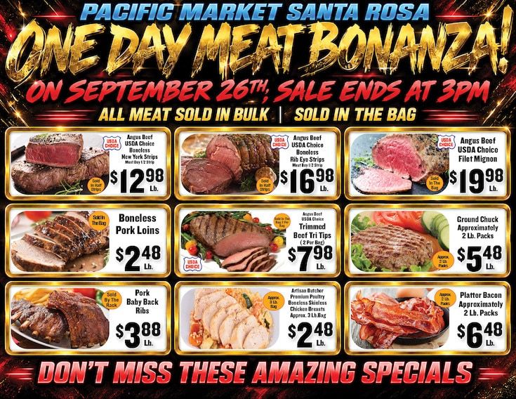Pacific Market (Santa Rosa, CA) Weekly Ad September 23 - 29, 2026