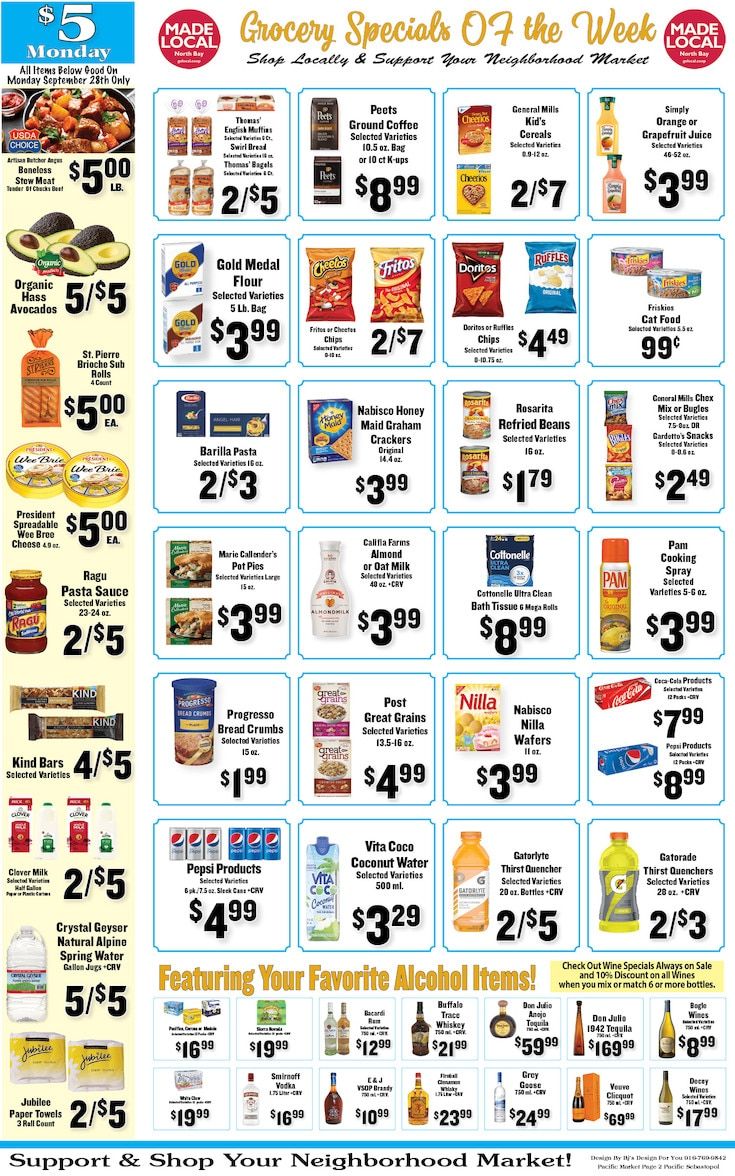 Pacific Market (Sebastopol, CA) Weekly Ad September 23 - 29, 2026