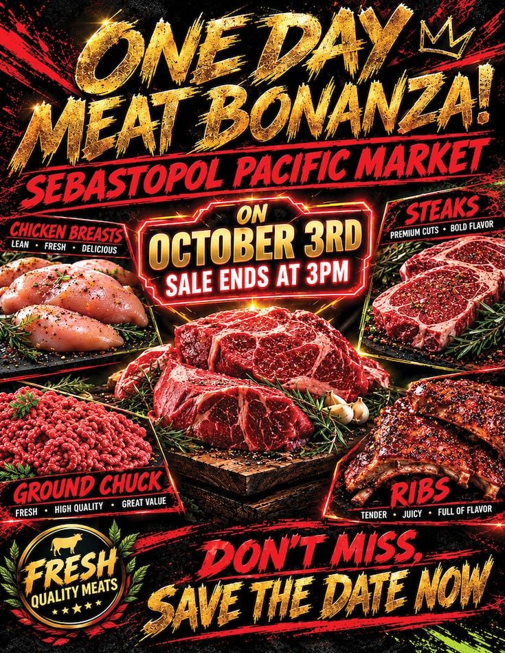 Pacific Market (Sebastopol, CA) Weekly Ad September 23 - 29, 2026