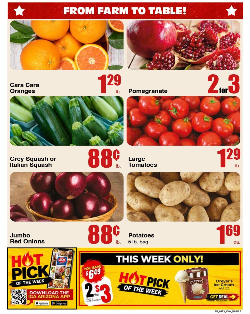 Butcher & Farmer Market Weekly Ad September 23 - 29, 2026