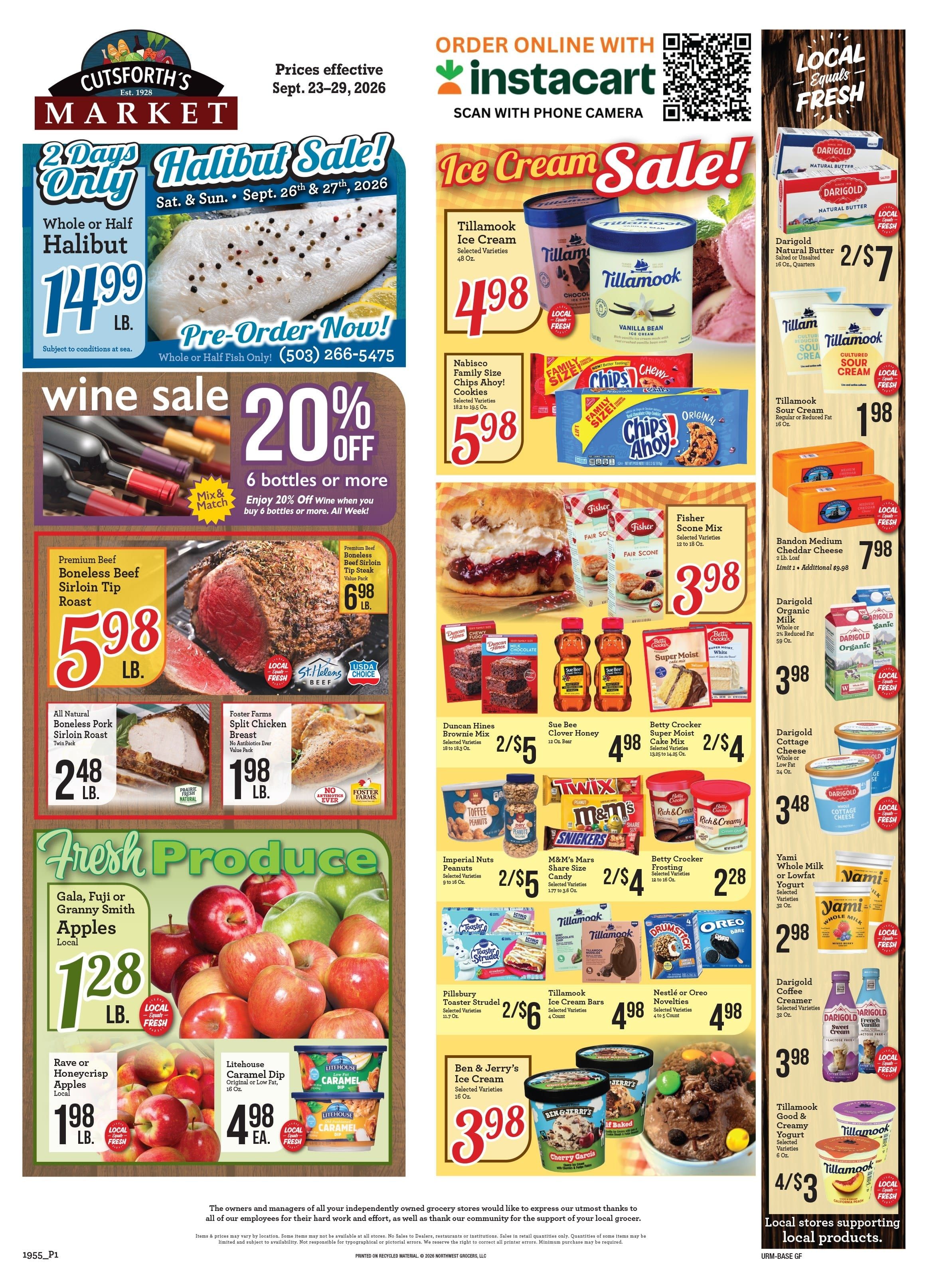 Cutsforth's Market Weekly Ad September 23 - 29, 2026
