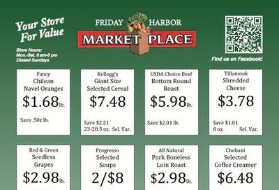 Friday Harbor Marketplace Weekly Ad September 23 - 29, 2026