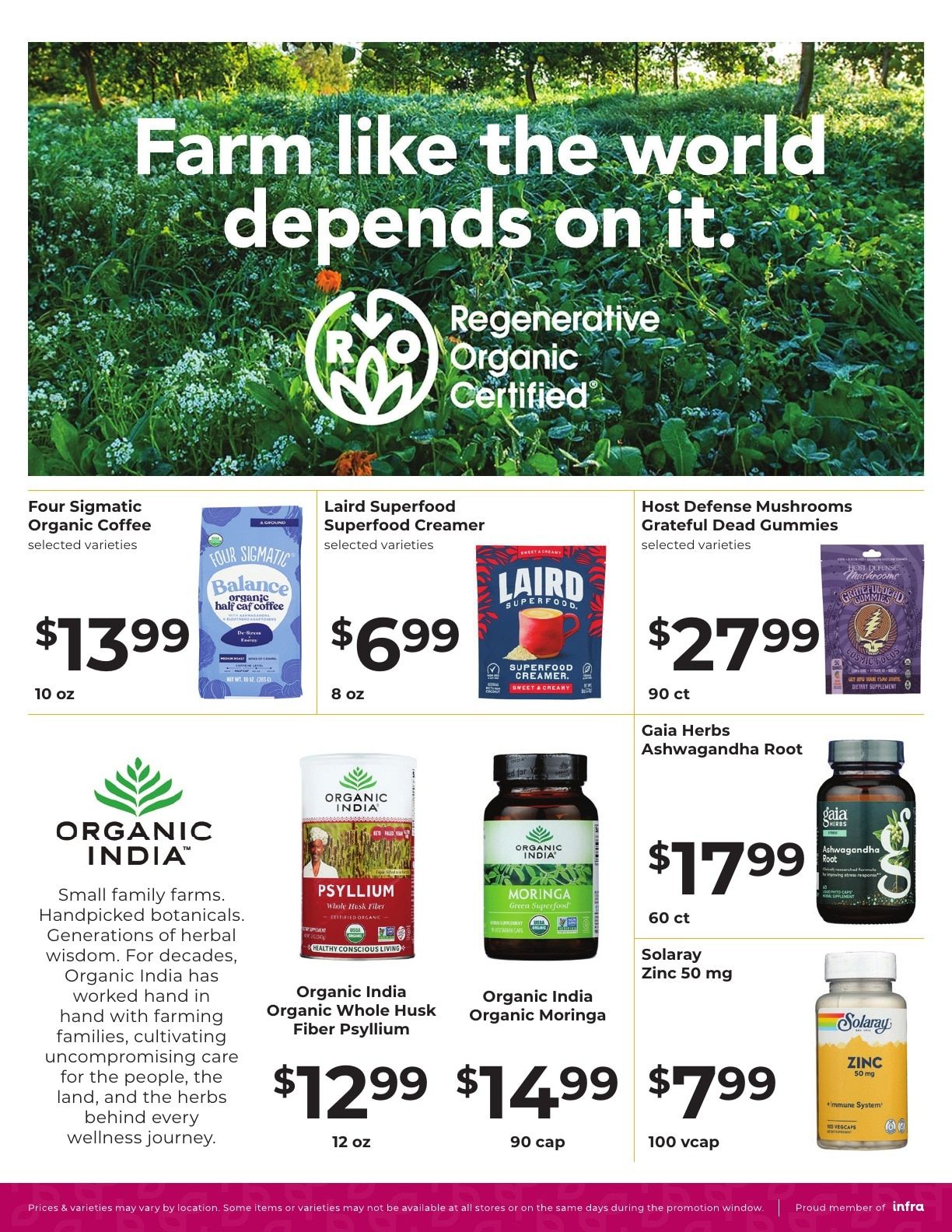 Natural Health Organic Foods Weekly Ad September 23 - October 13, 2026