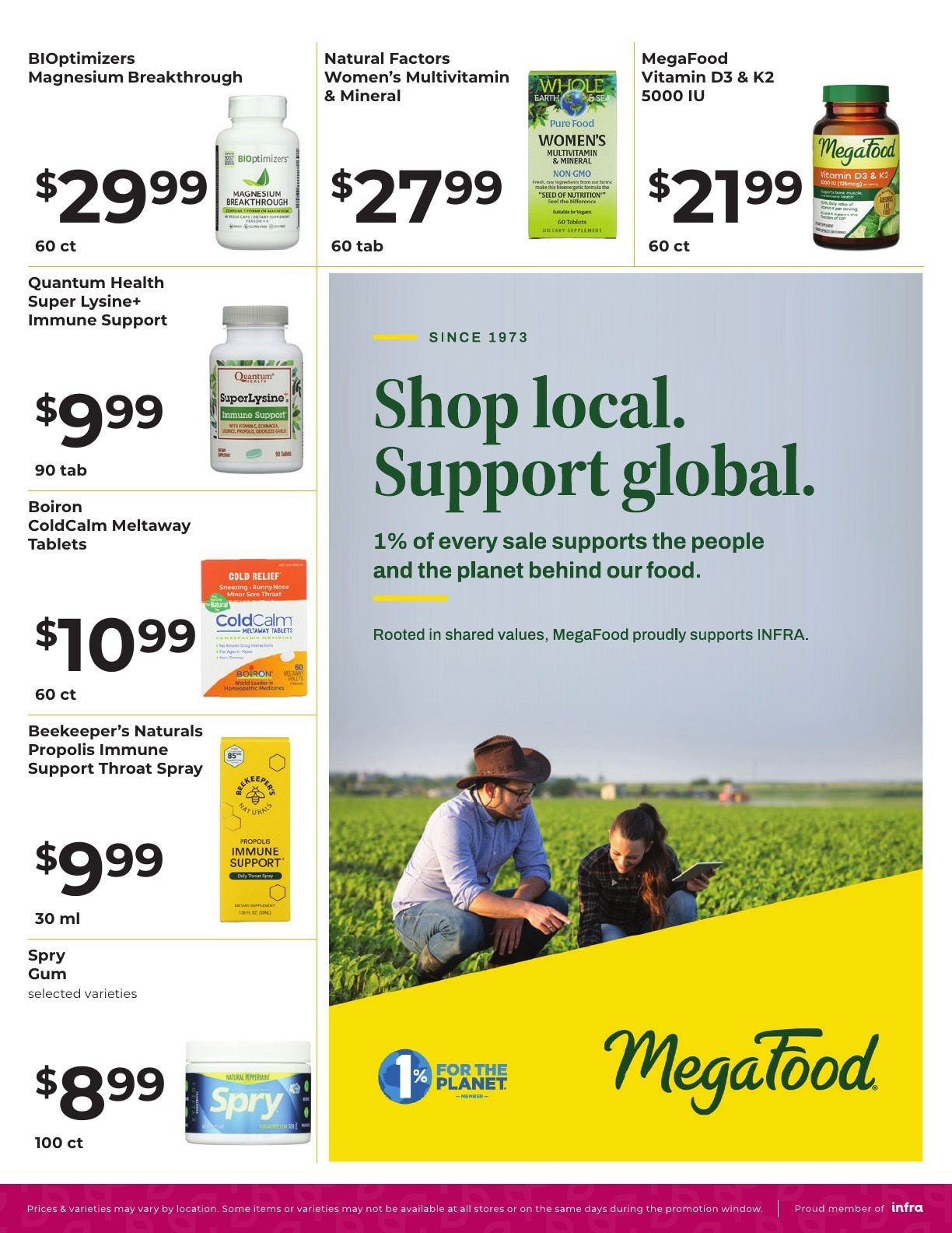Natural Health Organic Foods Weekly Ad September 23 - October 13, 2026