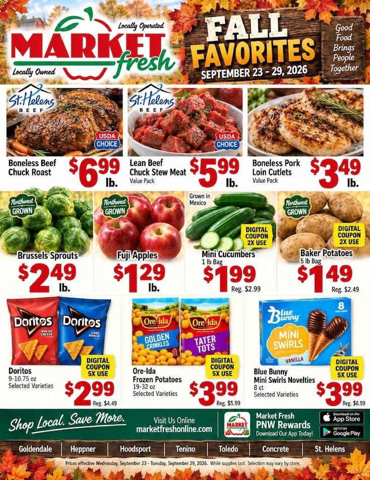 Concrete Market Fresh Weekly Ad September 23 - 29, 2026