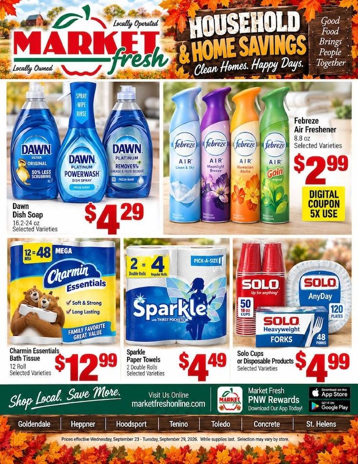 Concrete Market Fresh Weekly Ad September 23 - 29, 2026