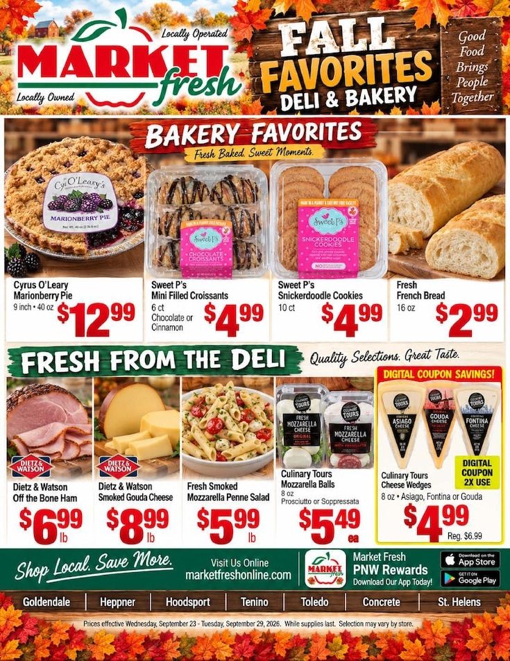 Goldendale Market Fresh Weekly Ad September 23 - 29, 2026