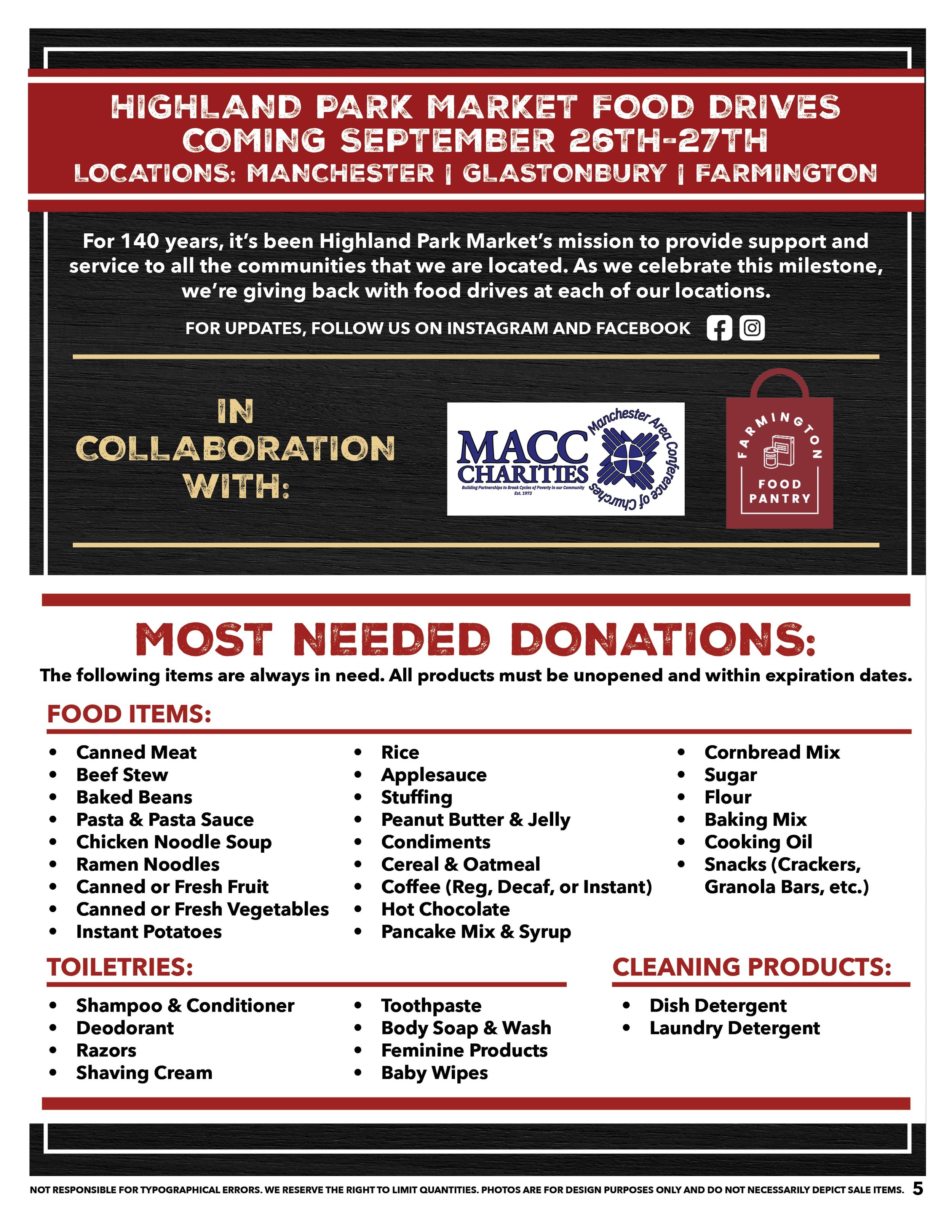 Highland Park Market (Connecticut) Weekly Ad September 27 - October 3, 2026