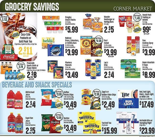 Corner Market MS (Mississippi) Weekly Ad September 23 - 29, 2026