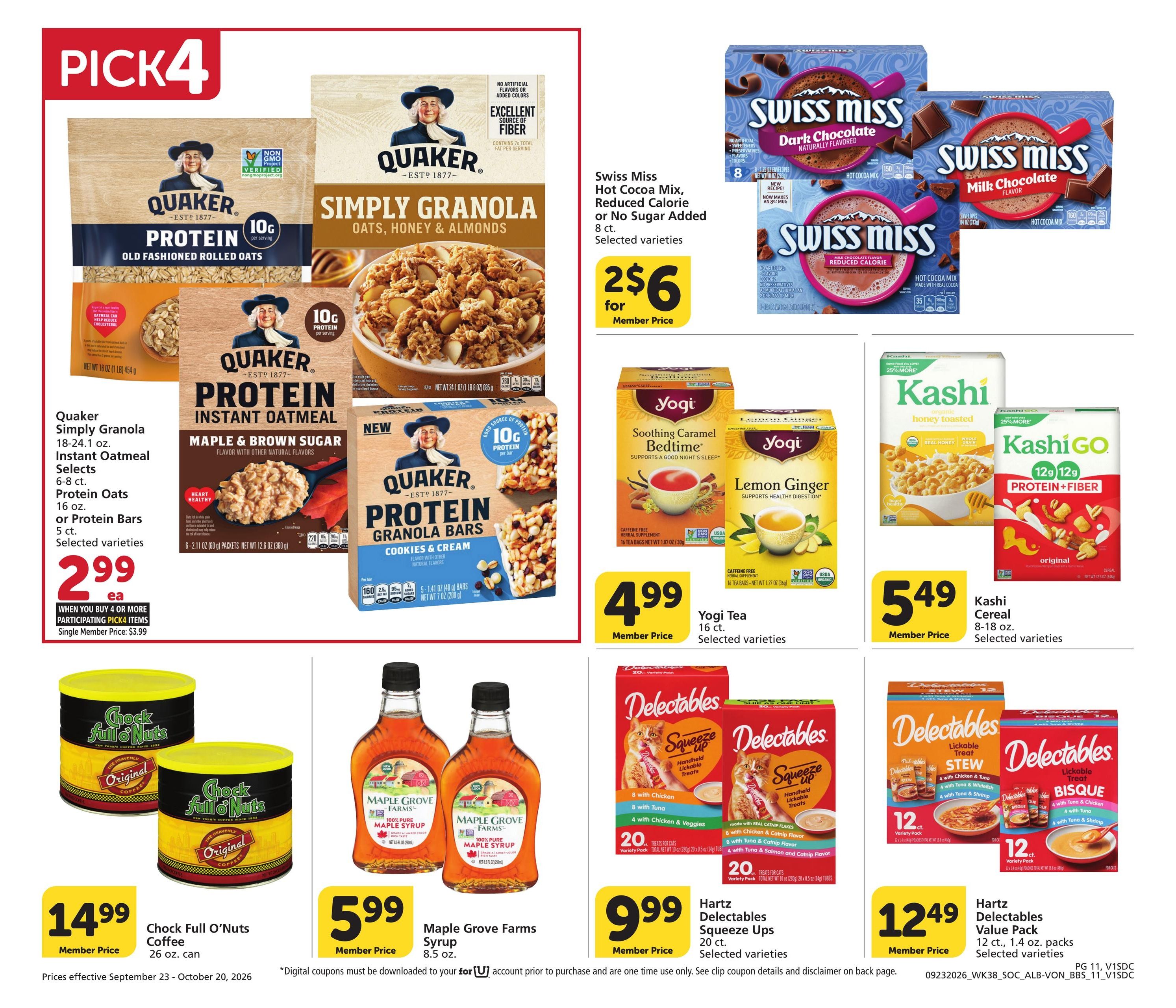 Albertsons (Coronado Area, CA) Big Book of Savings Weekly Ad September 23 - October 20, 2026