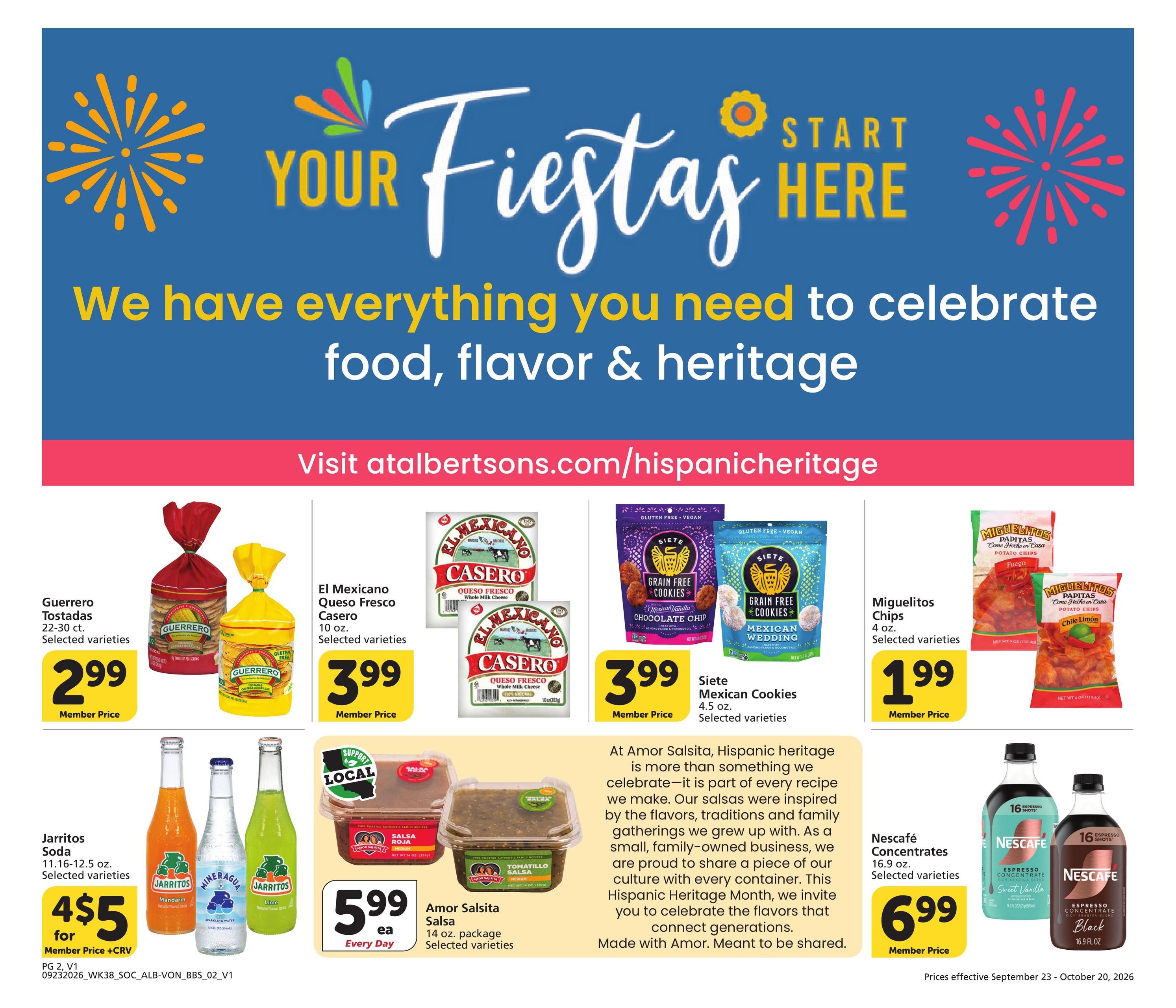 Albertsons (Coronado Area, CA) Big Book of Savings Weekly Ad September 23 - October 20, 2026