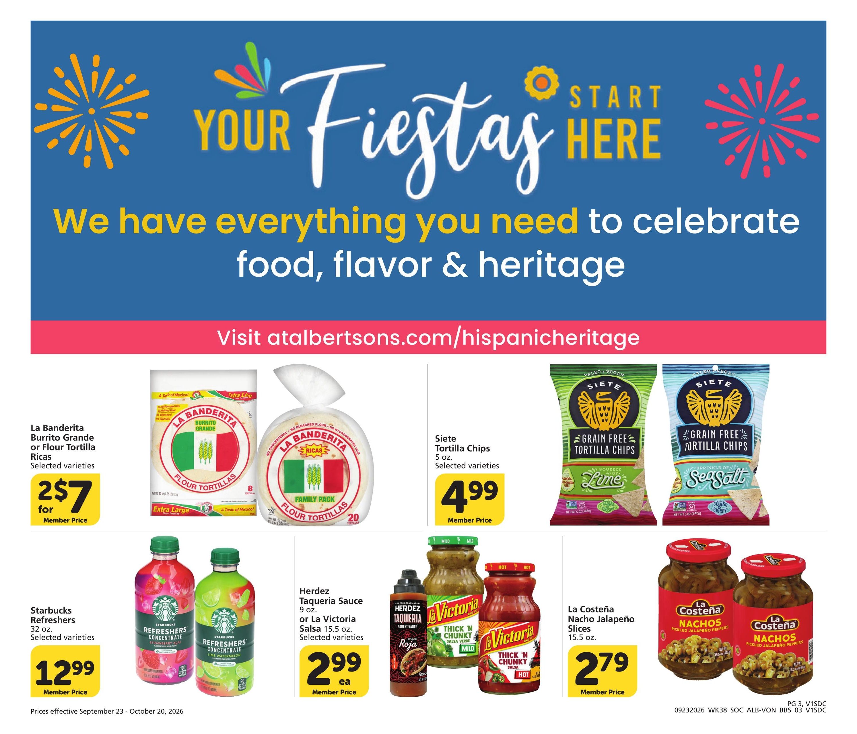 Albertsons (Coronado Area, CA) Big Book of Savings Weekly Ad September 23 - October 20, 2026