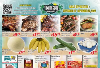 Tamura Super Market Weekly Ad September 23 - 29, 2026
