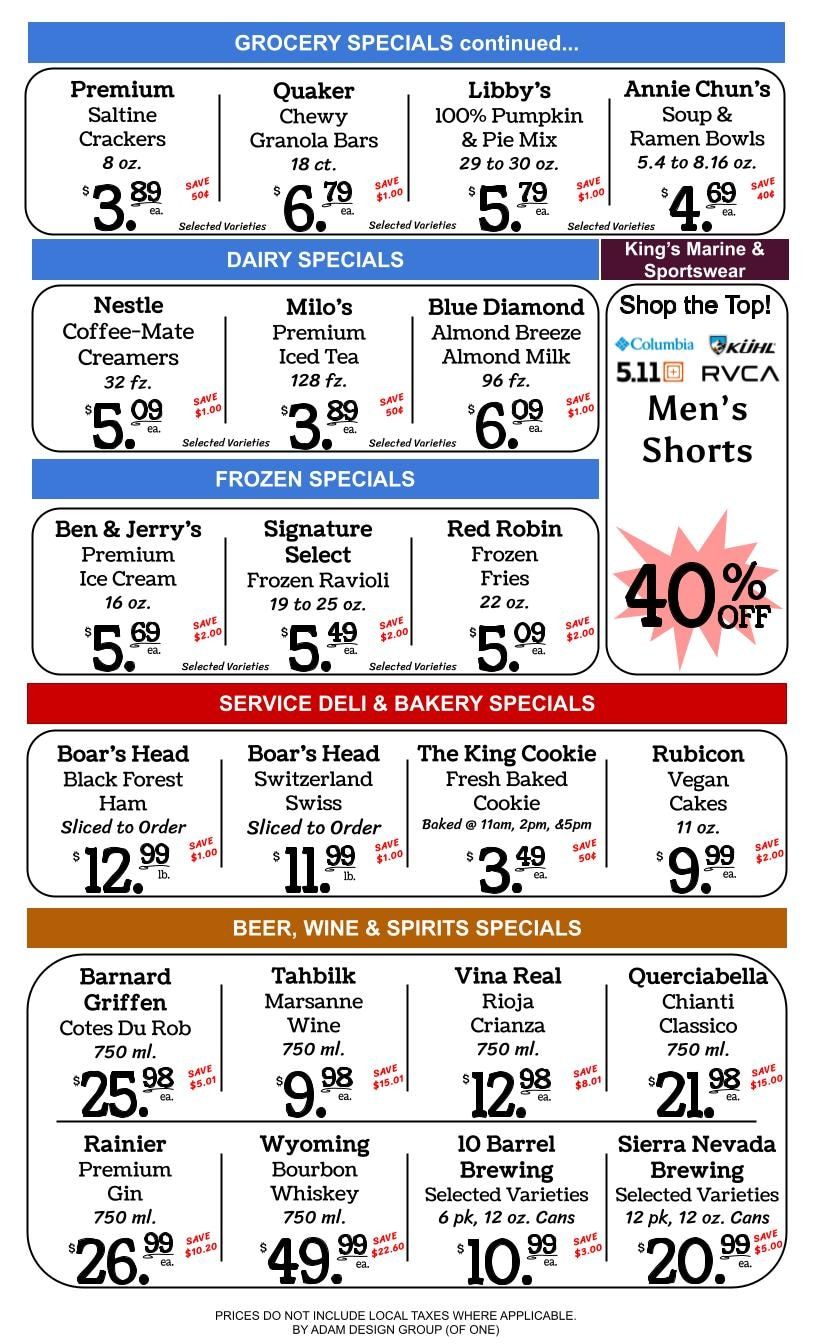 Kings Market Friday Harbor Weekly Ad September 23 - 29, 2026