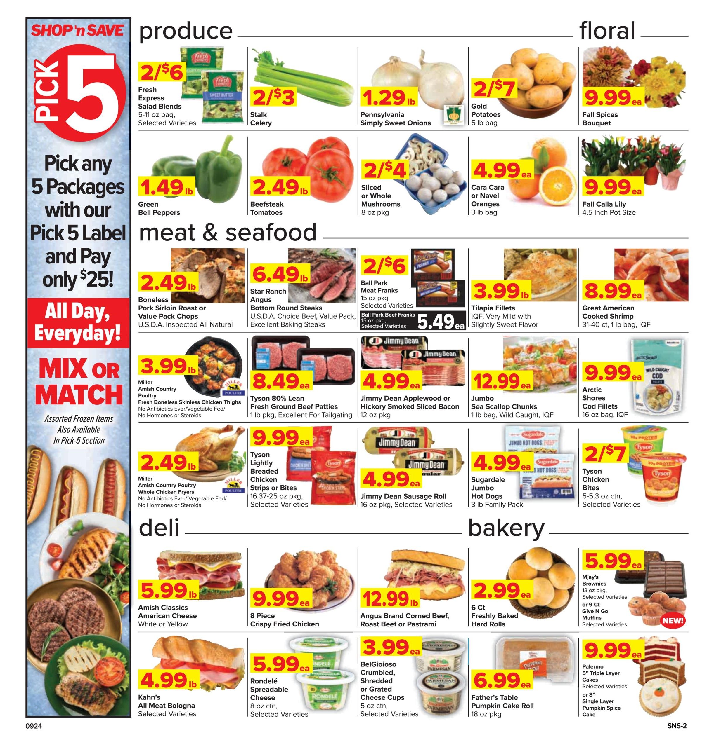 Shop 'n Save (Pittsburgh-Somerset Area, PA) Weekly Ad September 24 - 30, 2026