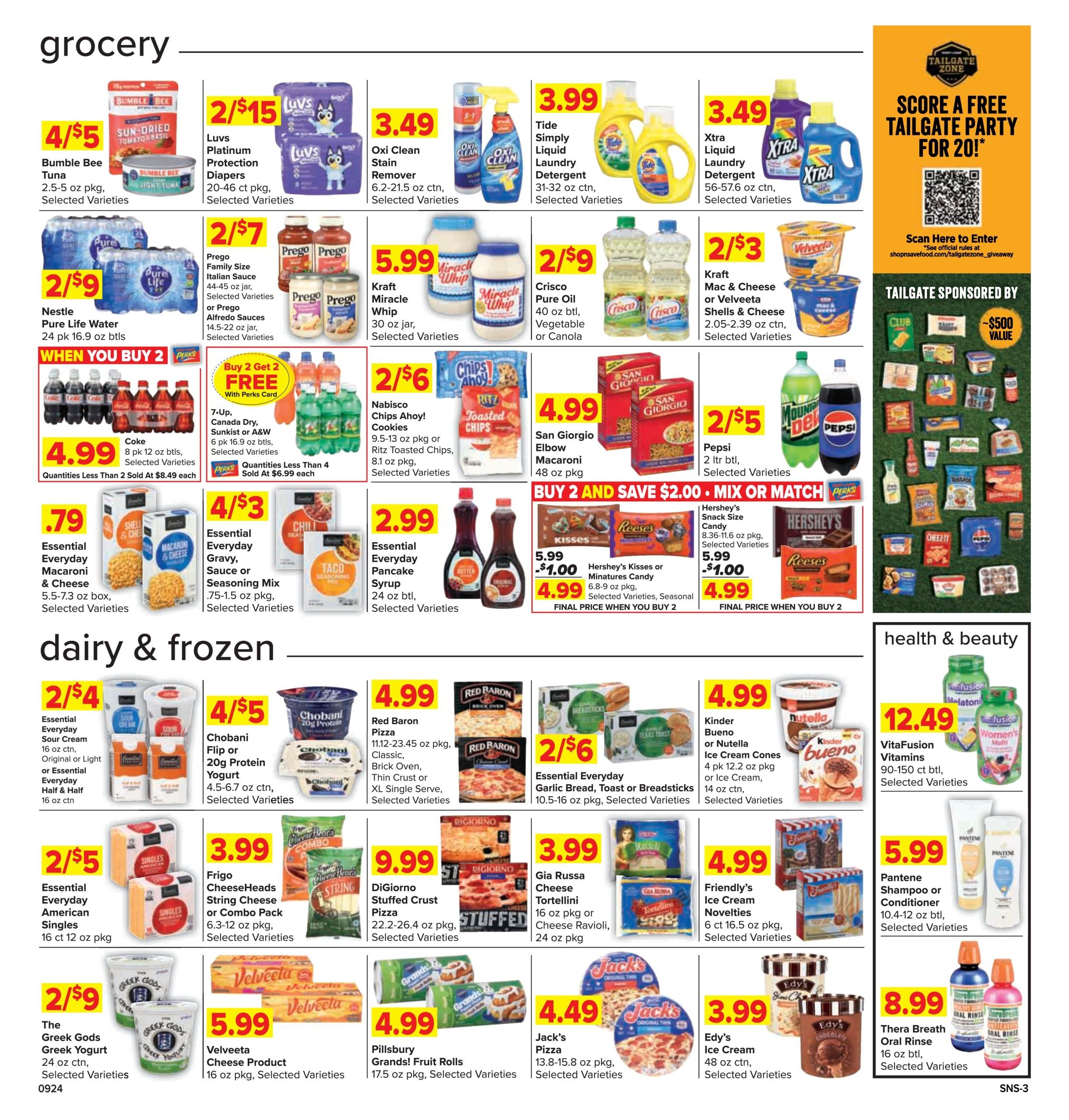 Shop 'n Save (Pittsburgh-Somerset Area, PA) Weekly Ad September 24 - 30, 2026
