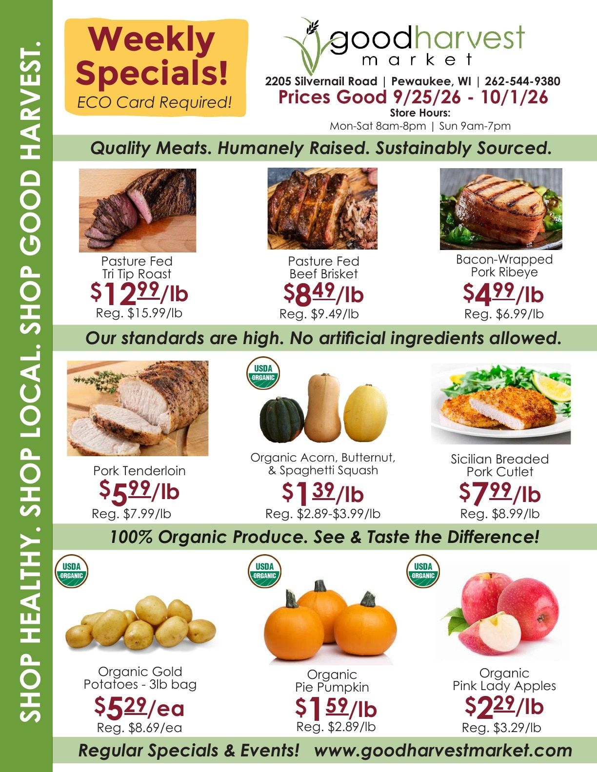 Good Harvest Market Weekly Ad September 25 - October 1, 2026