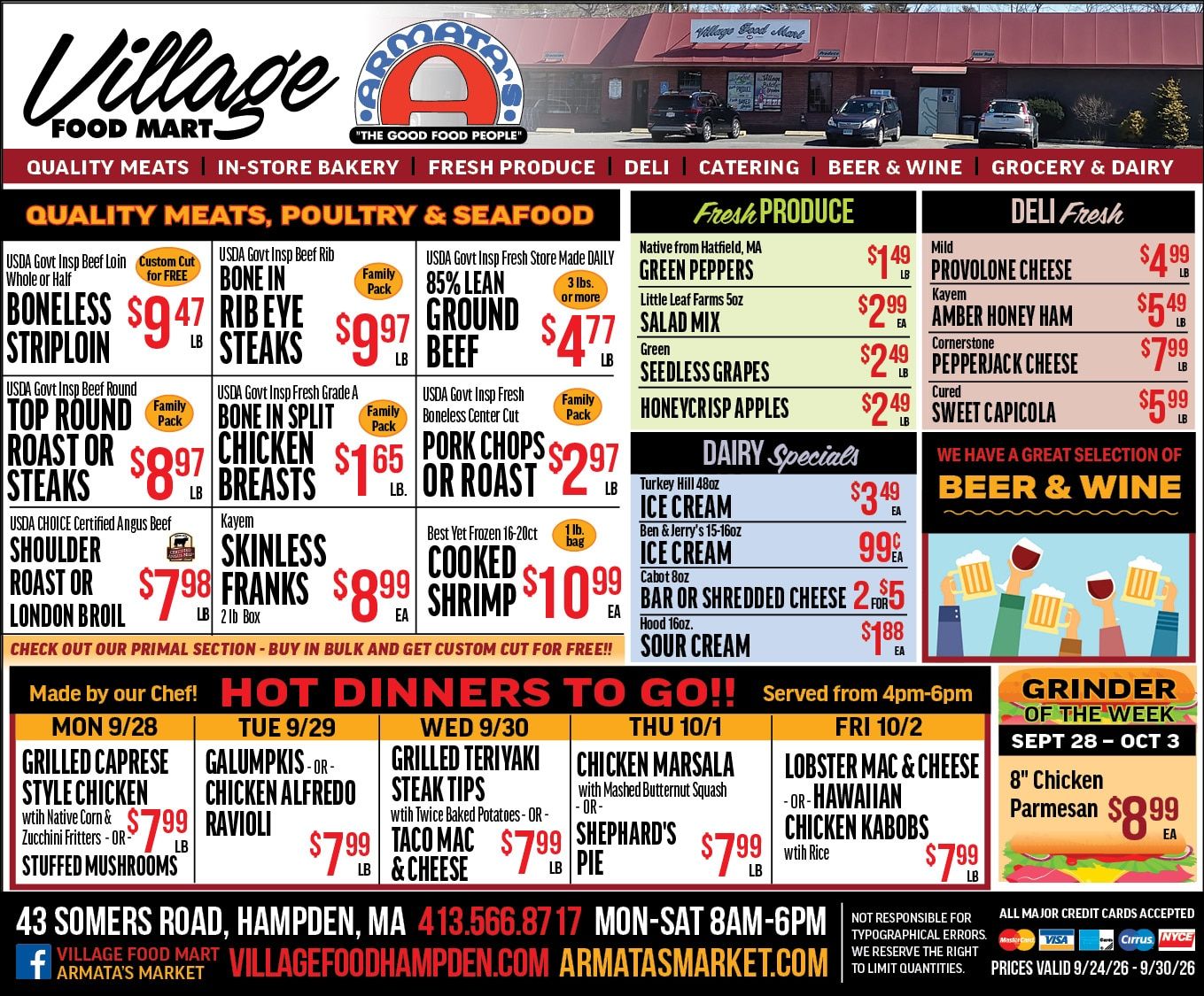 Village Food Mart Weekly Ad September 24 - 30, 2026