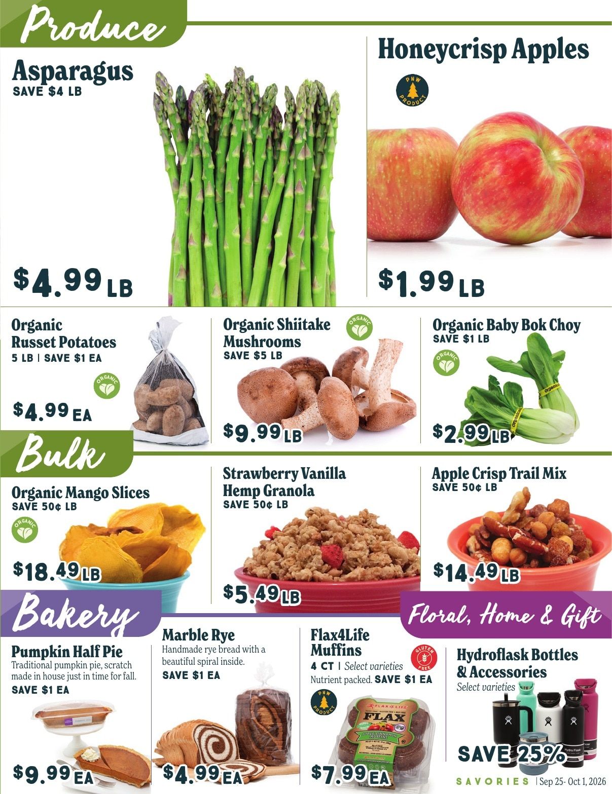 Market of Choice Upcoming Weekly Specials Weekly Ad September 25 - October 1, 2026