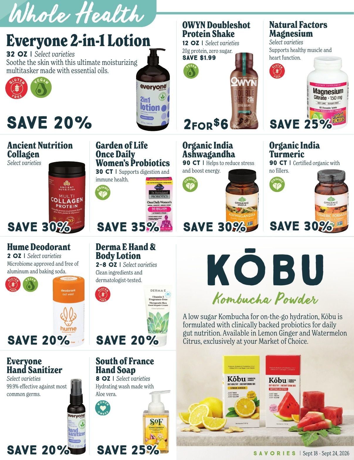 Market of Choice Weekly Specials Weekly Ad September 18 - 24, 2026