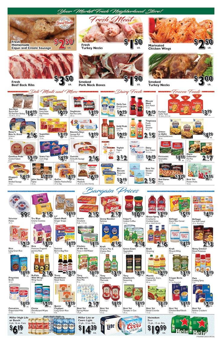 Pyburn's Farm Fresh Foods Weekly Ad September 23 - 29, 2026