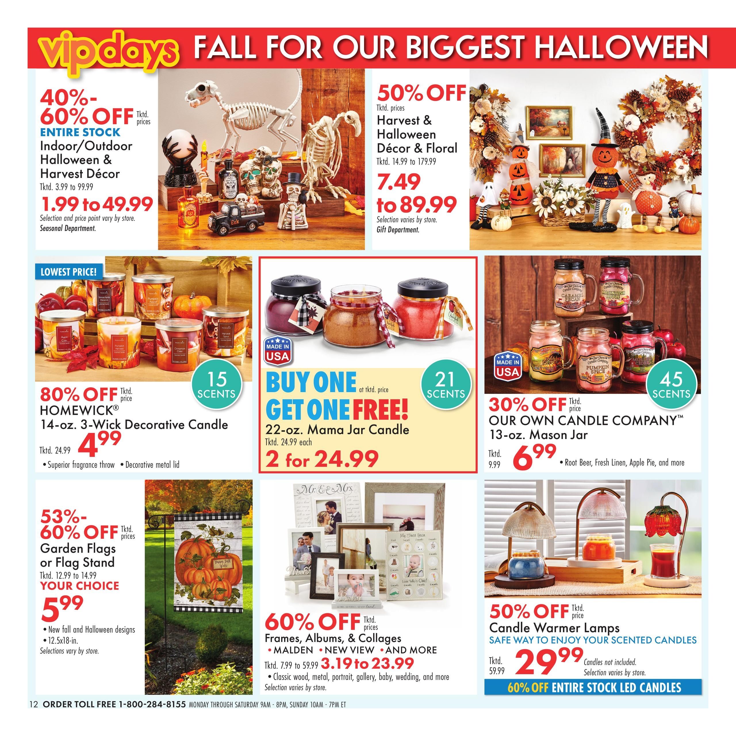Boscov's VIP Days Weekly Ad September 20 - 30, 2026