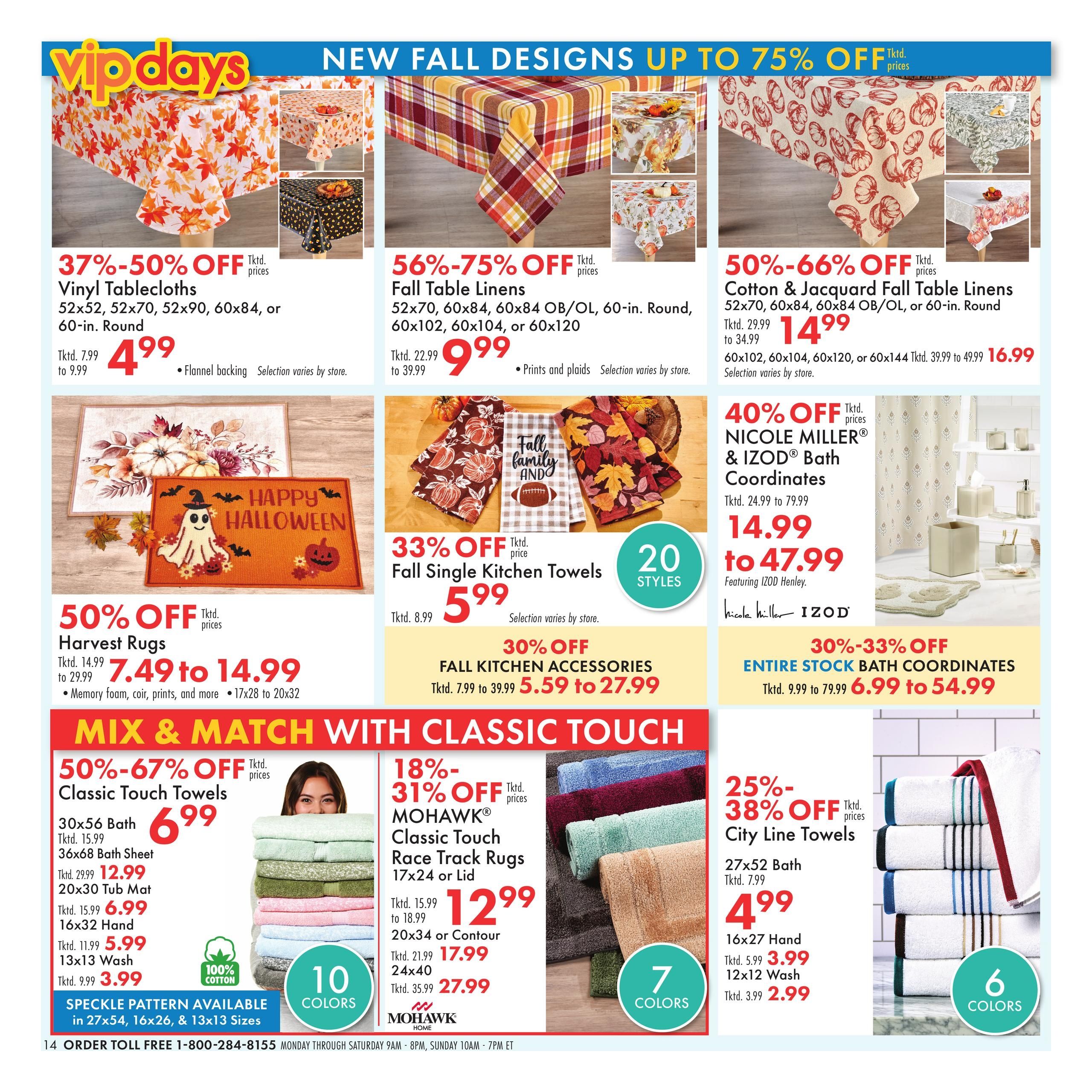Boscov's VIP Days Weekly Ad September 20 - 30, 2026