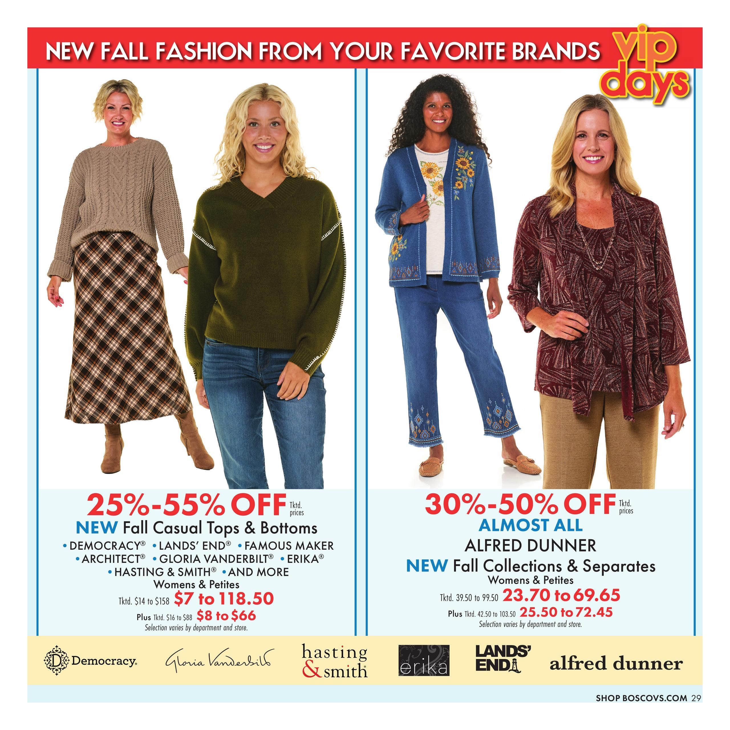 Boscov's VIP Days Weekly Ad September 20 - 30, 2026