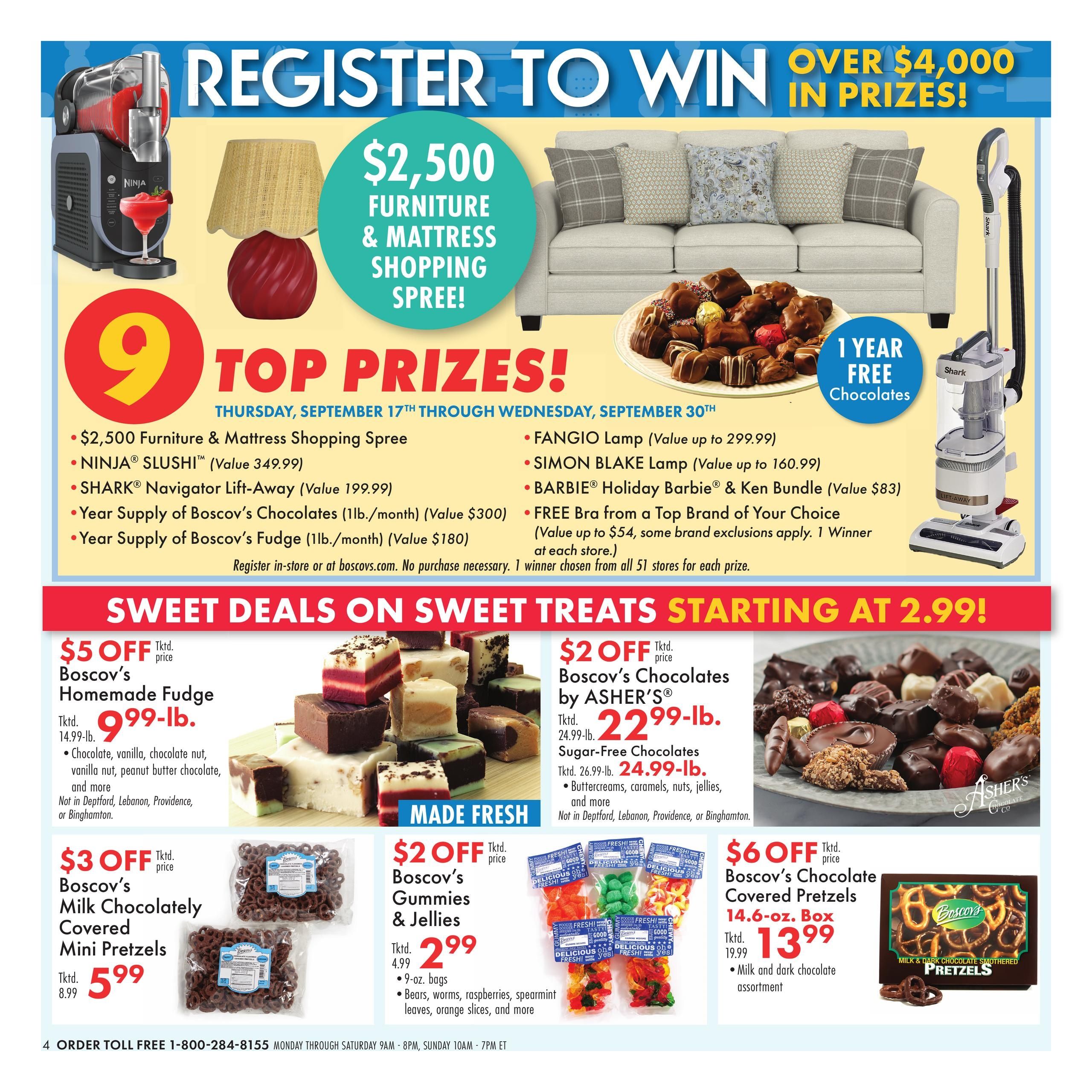 Boscov's VIP Days Weekly Ad September 20 - 30, 2026