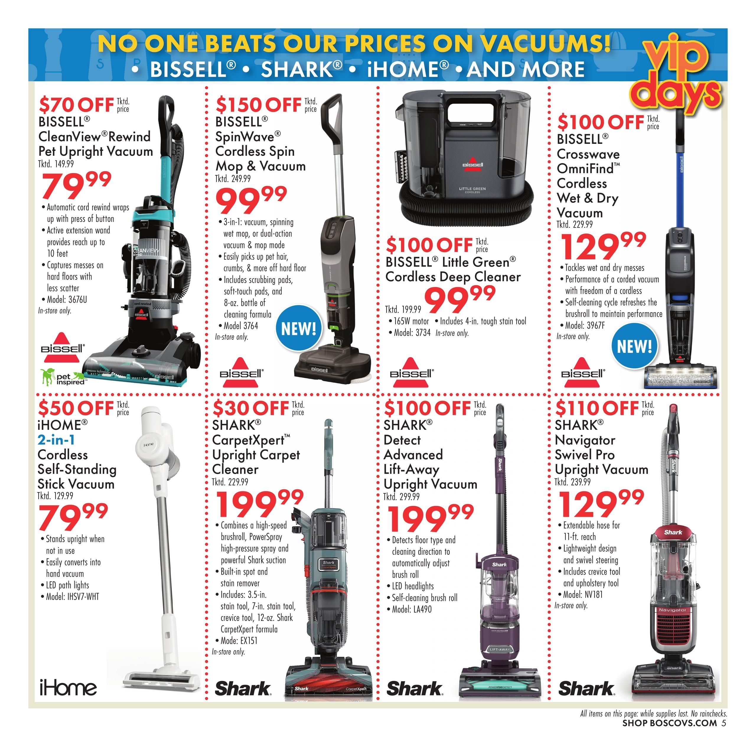 Boscov's VIP Days Weekly Ad September 20 - 30, 2026