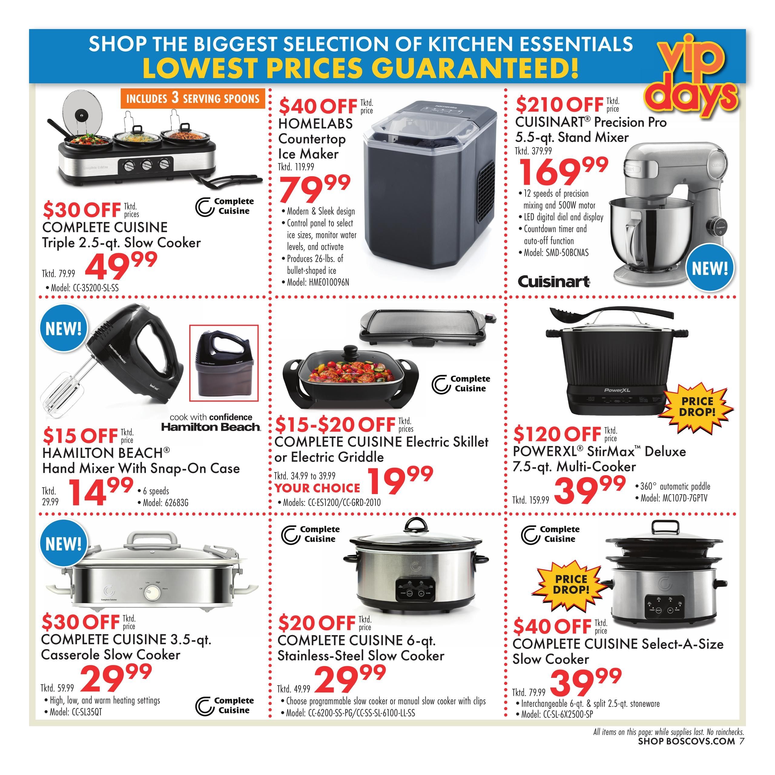 Boscov's VIP Days Weekly Ad September 20 - 30, 2026