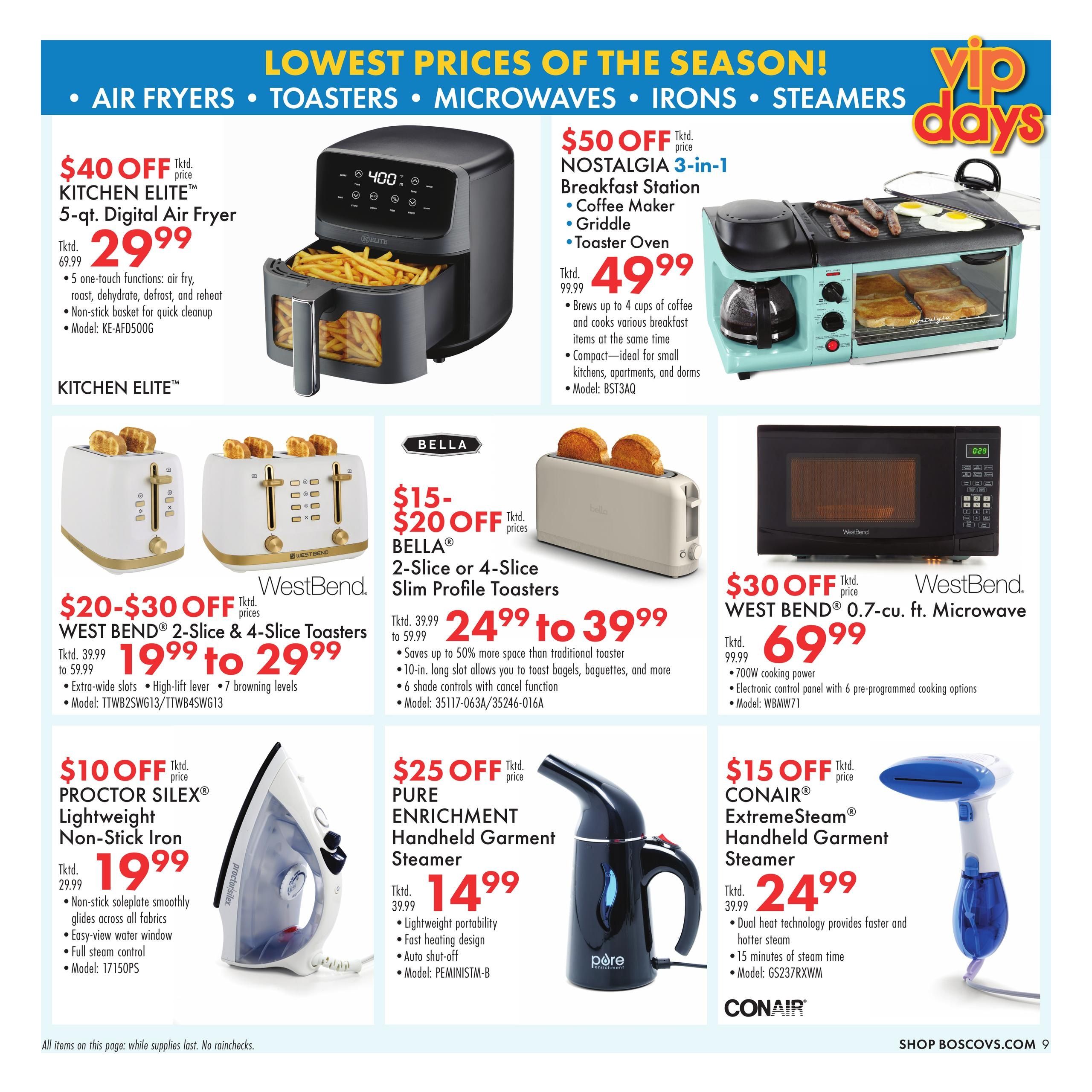 Boscov's VIP Days Weekly Ad September 20 - 30, 2026