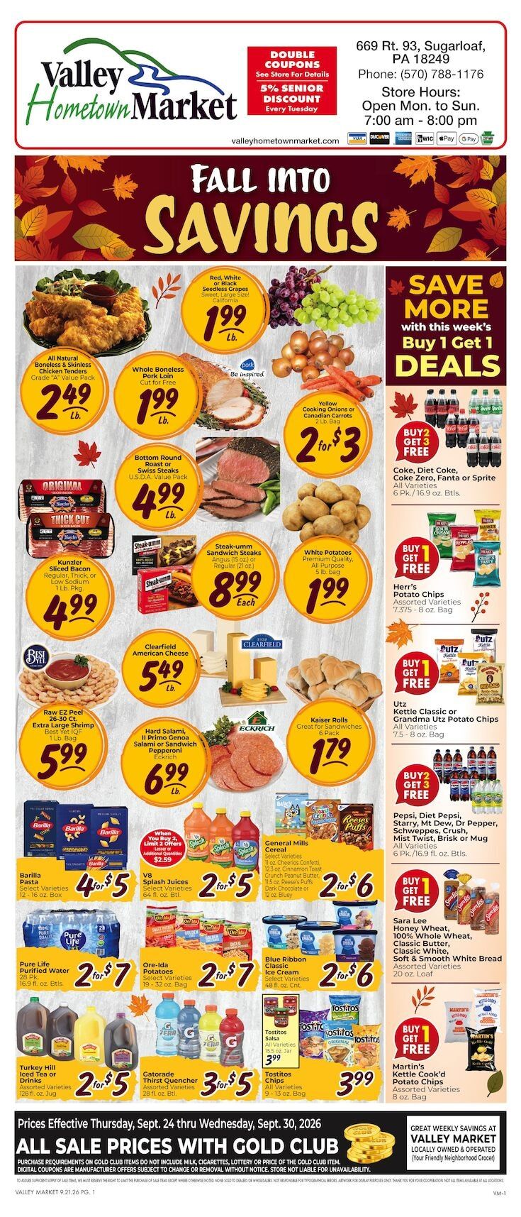 Valley Hometown Market Weekly Ad September 24 - 30, 2026