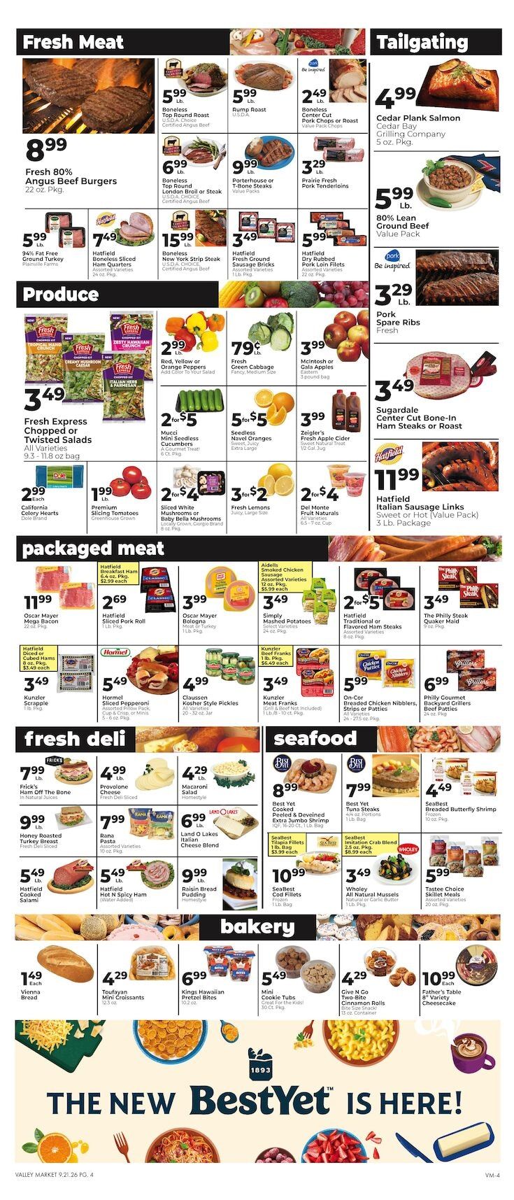 Valley Hometown Market Weekly Ad September 24 - 30, 2026