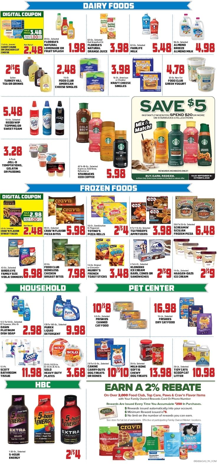 Saubel's Markets Weekly Ad September 24 - 30, 2026